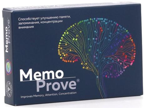 Фото Мемопрув, таблетки, покрытые плёночной оболочкой 425 мг, 30 шт.