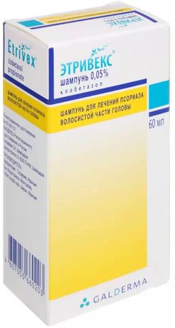 Фото Этривекс, шампунь 0.05%, 60 мл