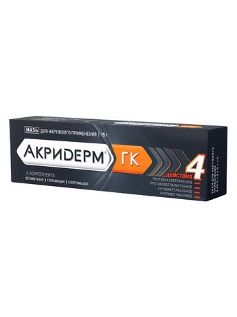 Фото Акридерм ГК, мазь 15 г