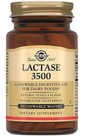 Фото Солгар Лактаза 3500, жевательные таблетки, 30 шт.