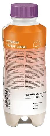 Фото Нутрикомп Стандарт ликвид, смесь жидкая (нейтральный вкус) 500 мл, 1 шт.