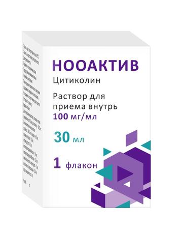Фото Нооактив, раствор для приема внутрь 100 мг/мл,  (шприц-дозатор), 30 мл