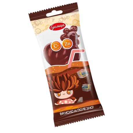 Фото ПЕТУШОК, Леденцовая карамель с Цинком и витамином С, со вкусом колы 17 г, 1 шт.