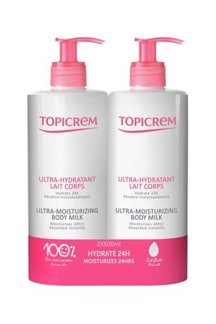 Фото Topicrem, молочко для тела ультра-увлажнение 500 мл, 2 шт.