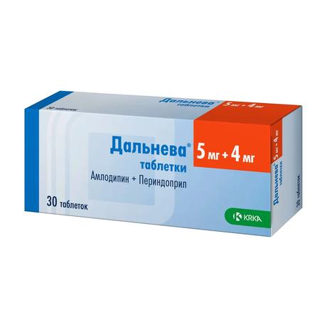 Фото Дальнева, таблетки 5 мг+4 мг, 30 шт.