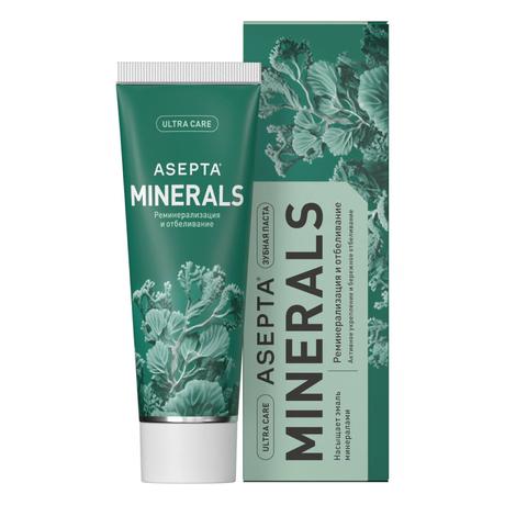 Фото Асепта Реминерализация и отбеливание зубная паста, 75 мл
