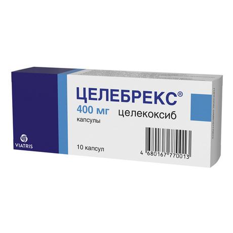 Фото Целебрекс, капсулы 400 мг, 10 шт.