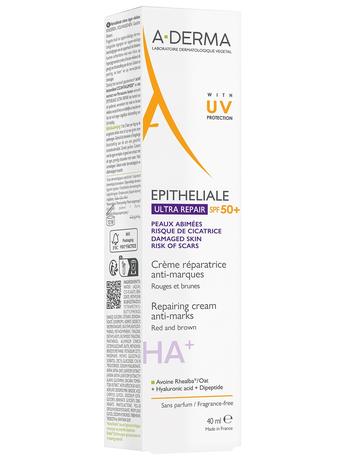 Фото A-Derma Epitheliale A.H Ultra крем защитный восстанавливающий SPF50+, 40 мл