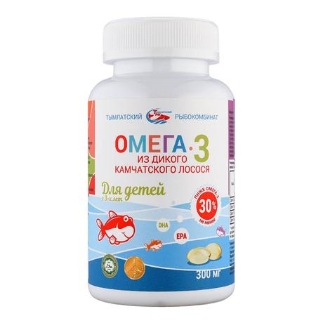 Фото Омега-3 из дикого камчатского лосося, капсулы для детей с 3-х лет 300 мг, 250 шт.