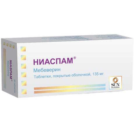 Фото Ниаспам таблетки покрытые пленочной оболочкой 135 мг, 30 шт.