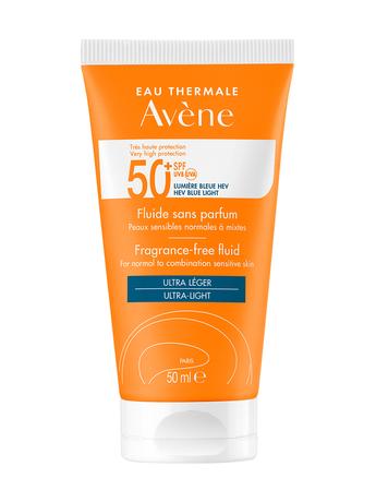 Фото Avene солнцезащитный флюид без отдушек SPF50+, 50 мл