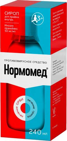 Фото Нормомед, сироп 50 мг/мл, 240 мл