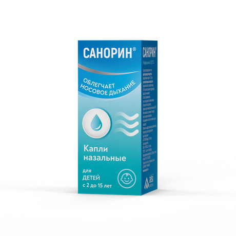 Фото Санорин для детей, капли назальные 0.05%, 10 мл