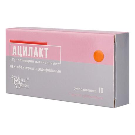Alt Img Ацилакт, суппозитории вагинальные, 10 шт.