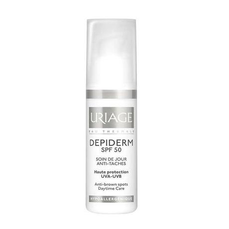 Фото Uriage Depiderm Дневной Уход п/пигментных Пятен SPF50+ косметическая эмульсия  30 мл №1