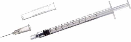 Фото Шприц однораз. стерильн 3-х комп 1 мл с иглой 27G (0,4х13 мм) х1