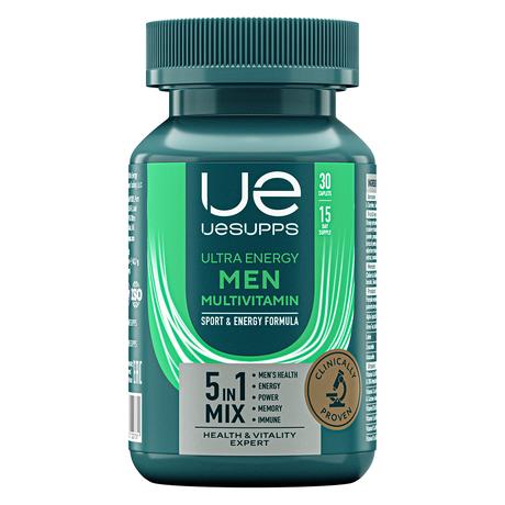 Фото UESUPPS Ультра Энерджи Мен Мультивитамин Формула, таблетки, 30 шт.