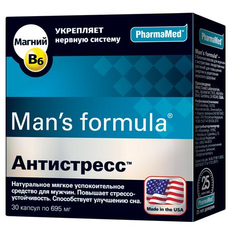 Фото Man's formula Антистресс, капсулы, 30 шт.