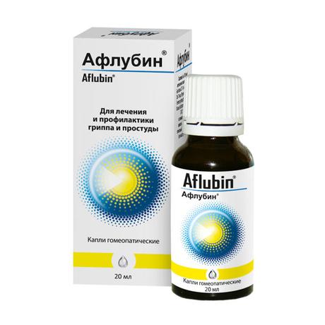 Фото Афлубин, капли гомеопатические, 20 мл