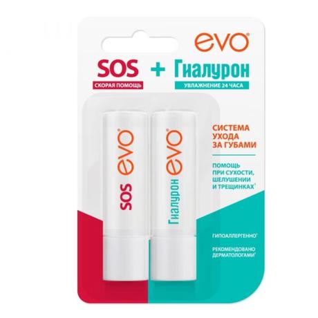 Фото EVO Гиалурон Помада + Бальзам EVO SOS, набор
