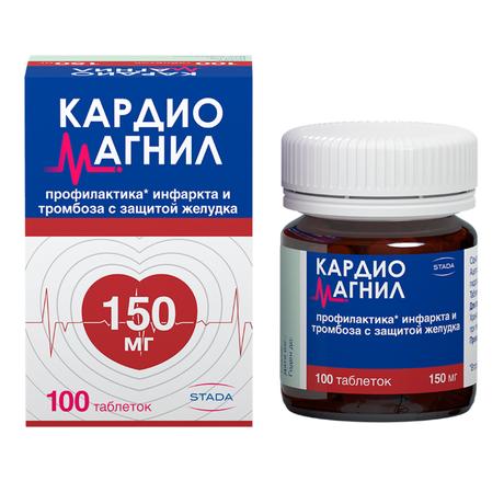 Фото Кардиомагнил, таблетки покрыт. плен. об. 150 мг+30,39 мг, 100 шт.