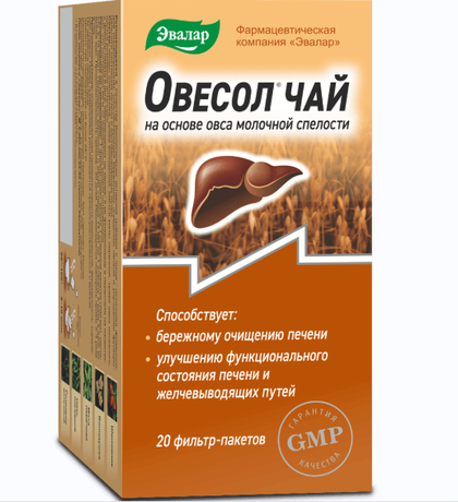 Фото Овесол чай, пакетики, 20 шт.