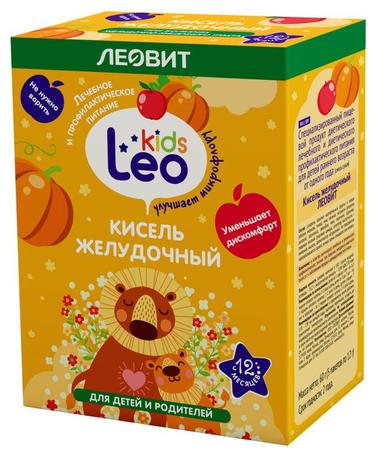 Фото Леовит Leo Kids Кисель Желудочный для детей, пакетик 12 г, 5 шт. 