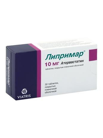 Фото Липримар, таблетки в плёночной оболочке 10 мг, 30 шт.