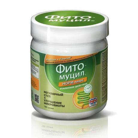 Фото Фитомуцил Норм Плюс, порошок 180 г, 1 шт.