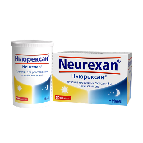 Фото Ньюрексан, таблетки для рассасывания гомеопатические, 50 шт.