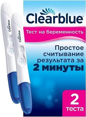 Фото Clearblue, тест на беременность, 2 шт.