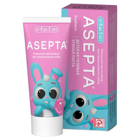 Фото Асепта Baby, гелевая зубная паста (от 0 до 3 лет), 50 мл