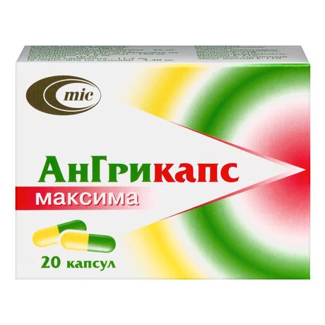 Фото Ангрикапс Максима, капсулы, 20 шт.