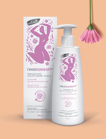 Фото Гинокомфорт Сенситив, моющий гель, 200 мл