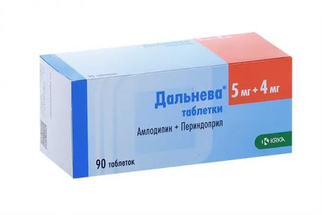 Фото Дальнева, таблетки 5 мг+4 мг, 90 шт.