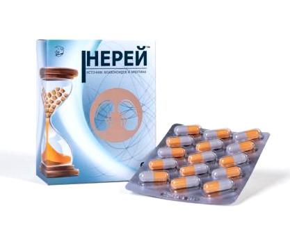 Фото Нерей, капсулы массой 400 мг, 60 шт.