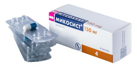 Фото Микосист, капсулы 150 мг, 4 шт.