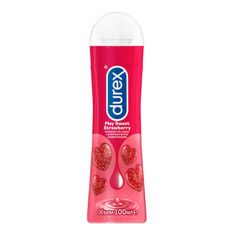 Фото Durex Play Sweet Strawberry, гель-смазка, 100 мл