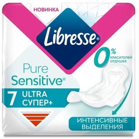 Фото Прокладки Libresse Ultra Pure Sensitive Super, 7 шт.
