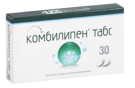 Фото Комбилипен Табс, таблетки покрытые пленочной оболочкой, 30 шт.