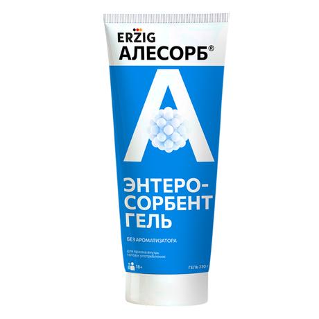 Фото Алесорб Энтеросорбент гель Эрциг, для приема внутрь, туба 230 г
