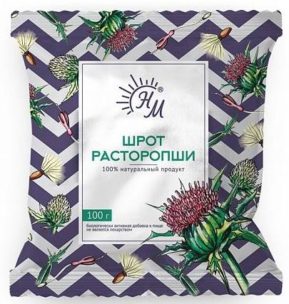 Фото Шрот расторопши пятнистой «СолНат Био», 100 г