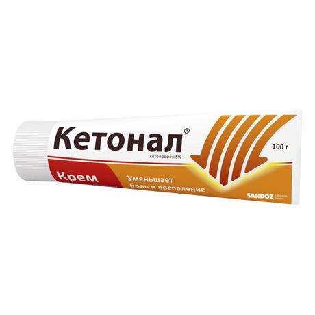 Фото Кетонал, крем 5%, 100 г