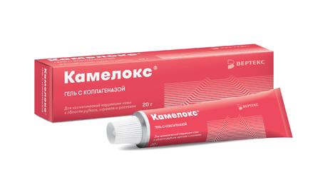 Фото Камелокс, гель (с коллагеназой) 20 г