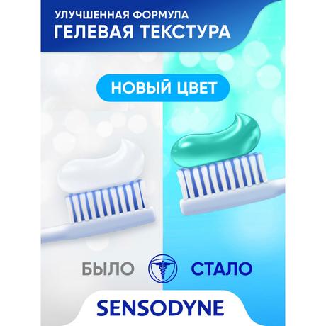 Фото Зубная паста Sensodyne Чувствительность Зубов и Здоровье Десен для защиты от чувствительности зубов и борьбы с кровоточивостью десен, 75 мл.