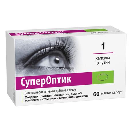 Фото Супероптик, капсулы 850 мг, 60 шт.