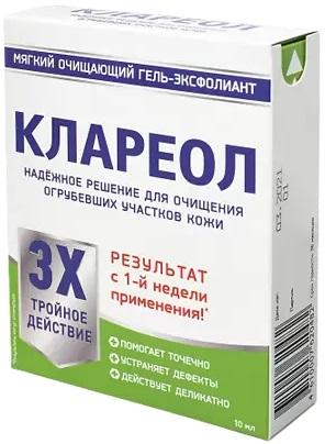 Фото Клареол, гель-эксфолиант мягкий очищающий 10 мл, 1 шт.