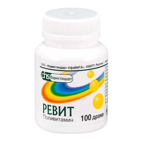 Фото Ревит - Фармстандарт драже 0,5 гр., 100 шт.