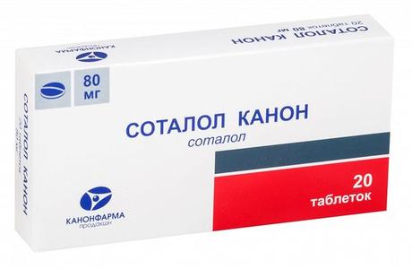Фото Соталол Канон, таблетки, 80 мг, 20 шт.