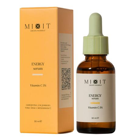 Фото Mixit, сыворотка тонизирующая с витамином С, 30 мл